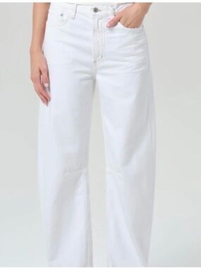 Citizens of Humanity Miro Relaxed Jeans in Soft White (Size 28)